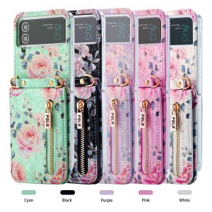 Z Flip 4/3 Case with Floral Pattern