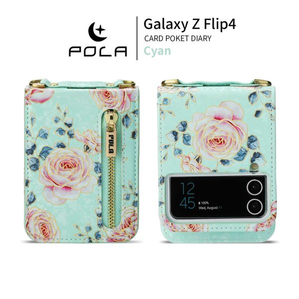 Z Flip 4/3 Case with Floral Pattern - Image 3