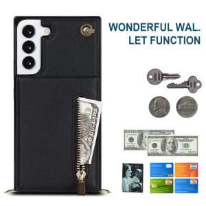 Zipper Card Holder Phone Case for Samsung
