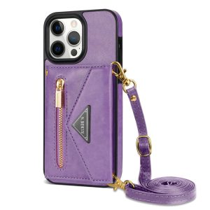 Side Sticker Phone Case with crossbody strap for iPhone
