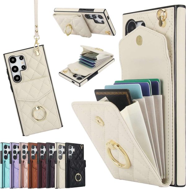 Wallet Case with Ring, for Galaxy S24/23/22/21 Series - Image 2