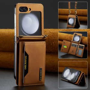 Z Flip 5/6 Case with Card Slots & Strap
