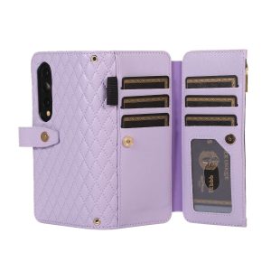 Z Fold Case with Leather for Z Fold 5 4 3