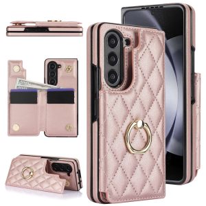 Galaxy Z Fold Case with Card Holder & Ring