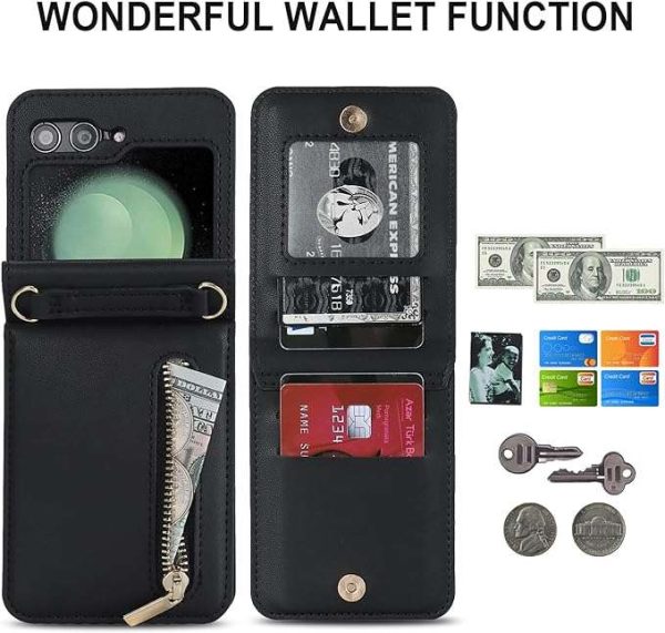 Z Flip 5/6 Case with Zipper Card Slots - Image 3
