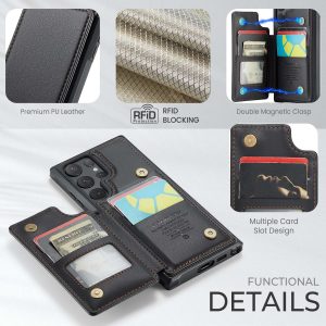 Phone Case with 5 Card Holders for Galaxy S, Note & A Series