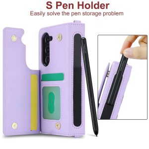 Z Fold Case with Wallet for Fold 3 - Fold 6