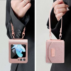Z Flip 6 & Flip 5 Case With Built-in Wallet