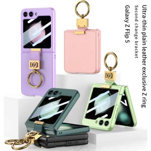 Z Flip 5 Ring Case with Screen Protector