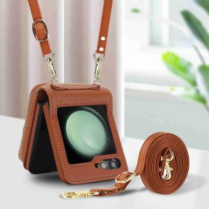 Z Flip 6 & Flip 5 Wallet Case With 8 Card Slots