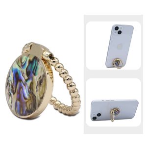 Finger Ring Kickstand Made of Natural Real Seashell