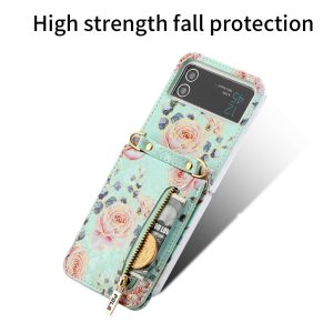 Z Flip 4/3 Case with Floral Pattern