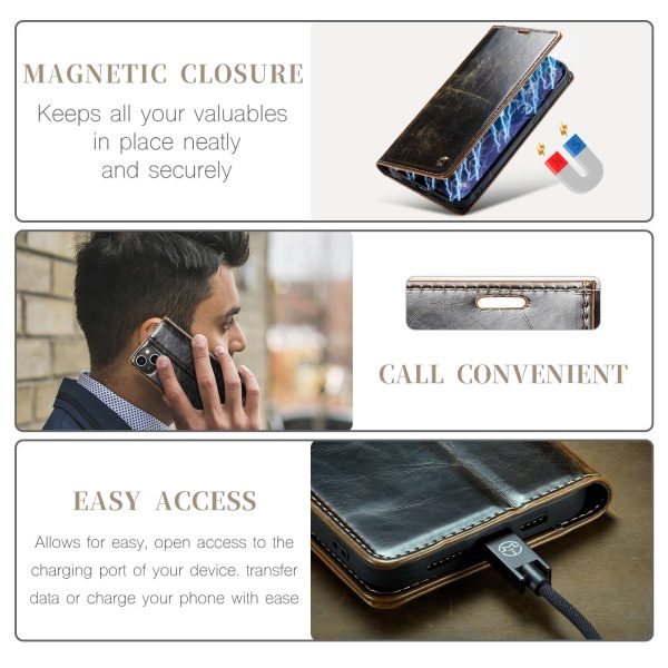 Phone Case with 2 Card Slots & 1 Cash Slot for iPhone - Image 4