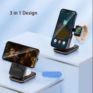 3-in-1 Charging Station and Power Bank