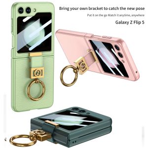 Z Flip 5 Ring Case with Screen Protector