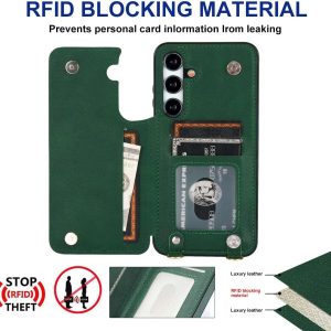 Wallet Case with RFID Blocking for Galaxy S24 / Ultra Plus