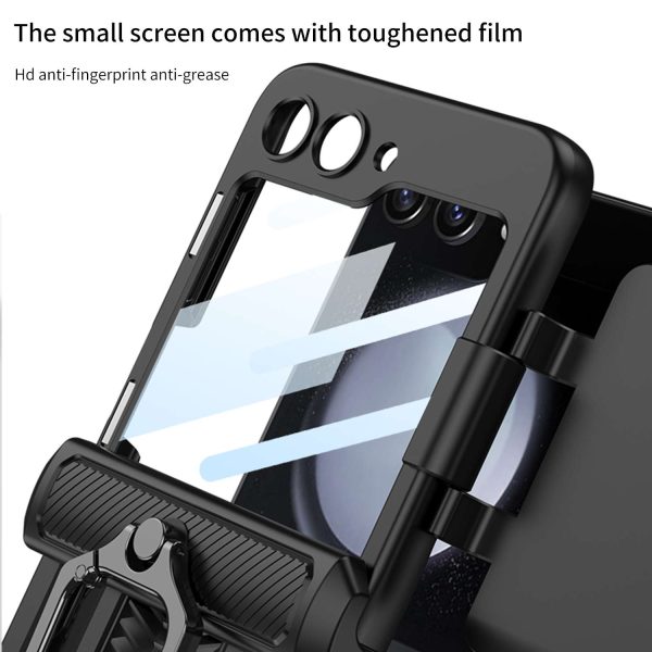 Z Flip 5 Ring Armor Case with Hiden Card Holder - Image 6