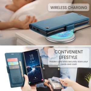 Phone Case with Clip Card Holder for Galaxy S24 23 22 21