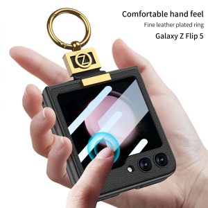 Z Flip 5 Ring Case with Screen Protector