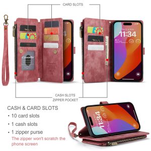 Phone Wallet Case for iPhone with Strap