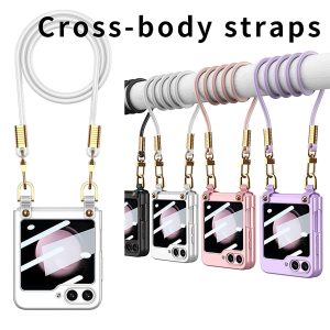 Z Flip 6 / 5 Crossbody Clear Case