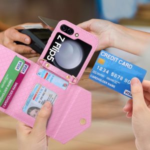 Z Flip 5/6 Wallet Case with Zipper