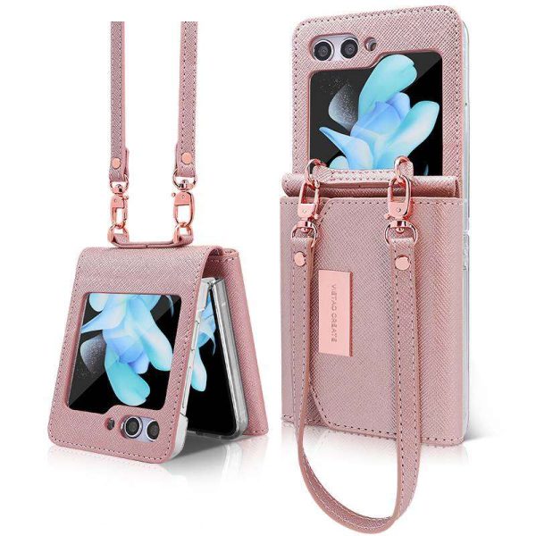Z Flip 6 & Flip 5 Case With Built-in Wallet