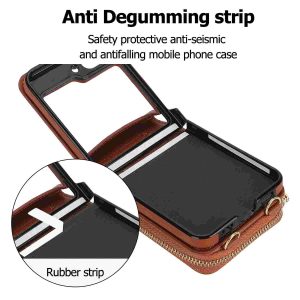 Z Flip 6 & Flip 5 Wallet Case With 8 Card Slots