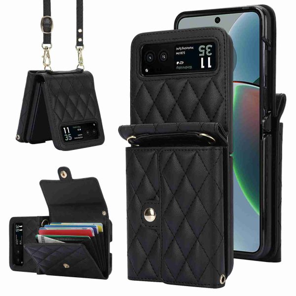 Ximand Case for Motorola Razr 2023 with 4 Card Slots