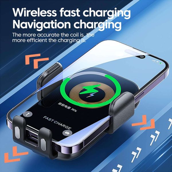 15W Wireless Car Charger Mount - Image 4