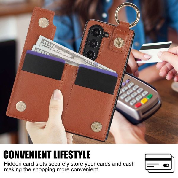 Z Fold Case with Wallet & Ring Holder for Fold 3 - Fold 6 - Image 6