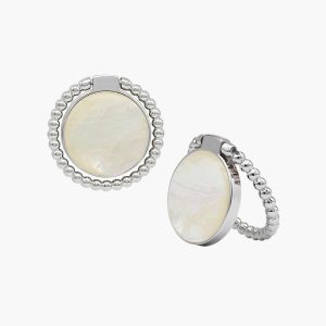 Finger Ring Kickstand Made of Natural Real Seashell