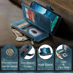 Wallet Case with 7 Card Slots for Samsung S, Note and A Series