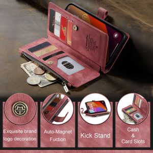 Phone Wallet Case for iPhone with Strap