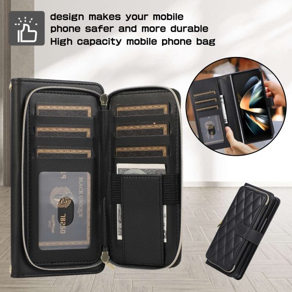 Z Fold 5 Case with Whole Cover Zipper Wallet - Image 6