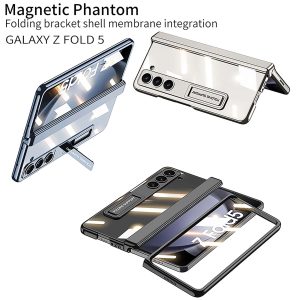 Z Fold 5 Clear Case with Hinge Protection