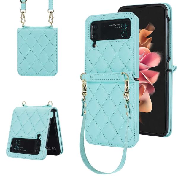 Z Flip 4/3 Case with Back Card Slots