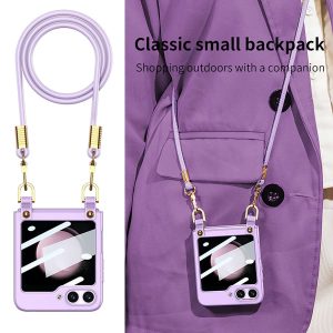 Z Flip 6 / 5 Crossbody Clear Case