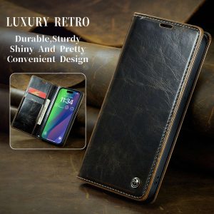 Phone Case with 2 Card Slots & 1 Cash Slot for iPhone