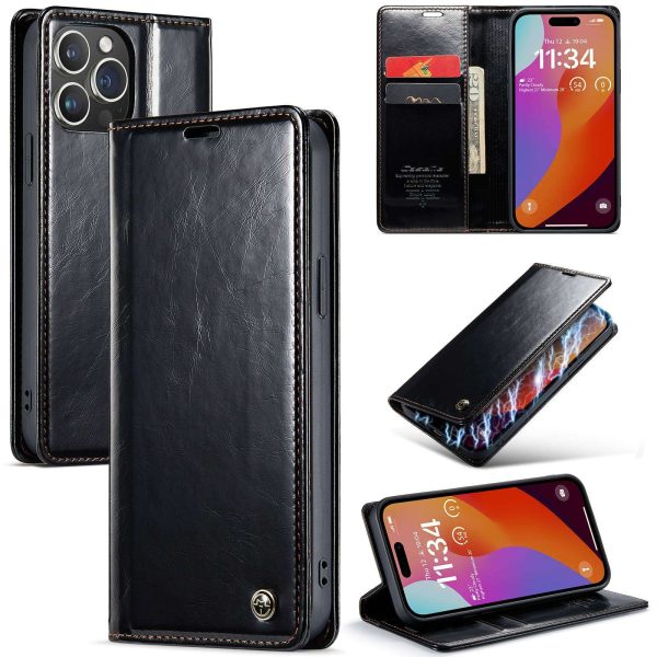 Phone Case with 2 Card Slots & 1 Cash Slot for iPhone