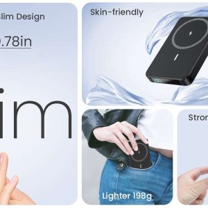 10000mAh Wireless Magnetic Power Bank LCD Display
