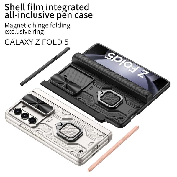 Z Fold 5 Case with Ring Kicstand & Wrist Strap - Image 6