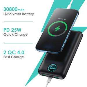 30,800mAh Portable Charger Power Bank, 25W PD Fast Charging