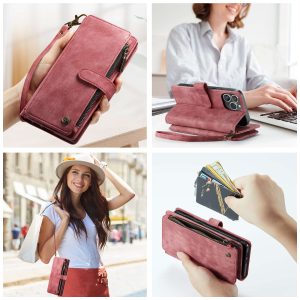 Phone Wallet Case for iPhone with Strap