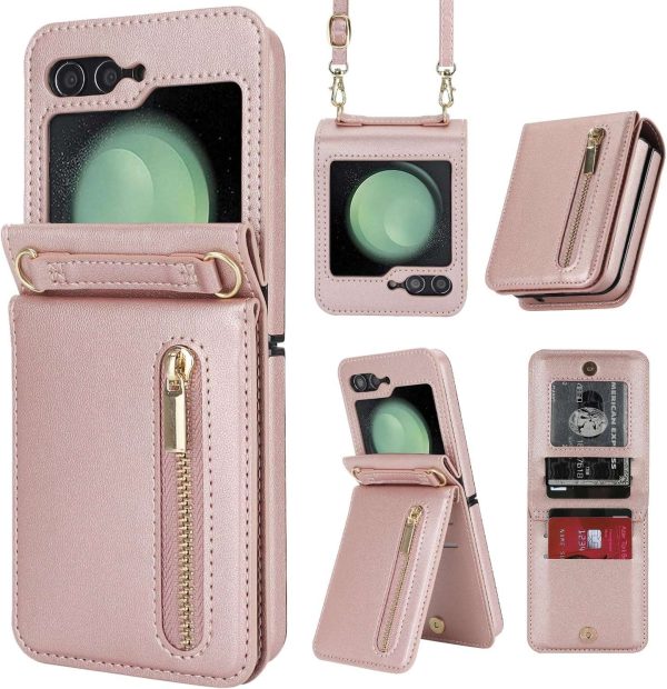 Z Flip 5/6 Case with Zipper Card Slots - Image 9