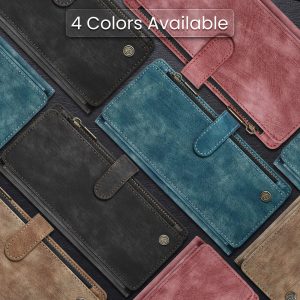 Wallet Case with 7 Card Slots for Samsung S, Note and A Series