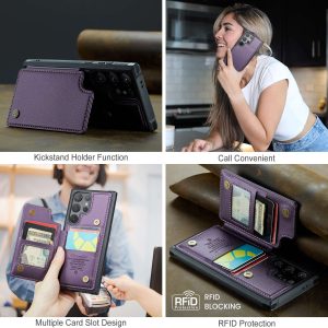 Phone Case with 5 Card Holders for Galaxy S, Note & A Series