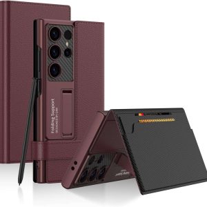 Wallet Case with Kickstand, for Galaxy S24 Series