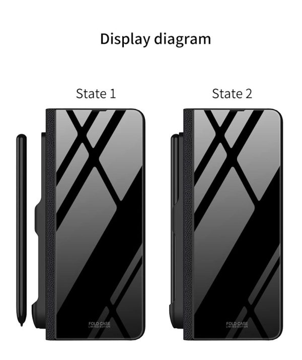 Z Fold 5/4/3 Case with Plating Pattern - Image 3