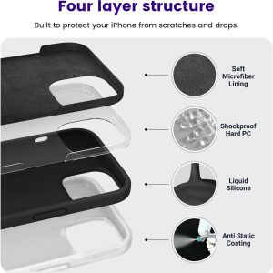 Silicone Soft Touch Case for iPhone